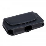 Wholesale iPhone 5S Horizontal Universal Tuff Belt Clip Pouch (Black)